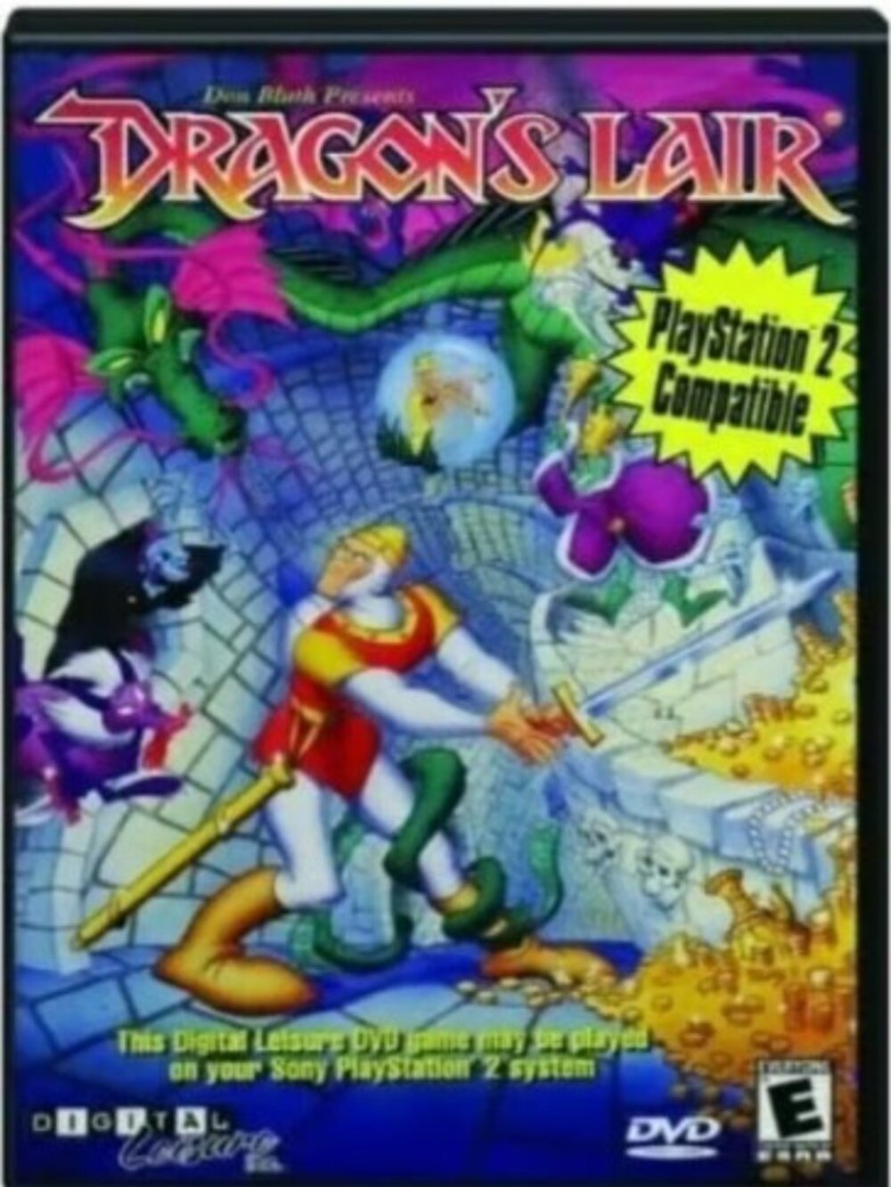 Dragon's Lair DVD Game ~ Play Station 2 Compatible ~ Brand New/Sealed!
